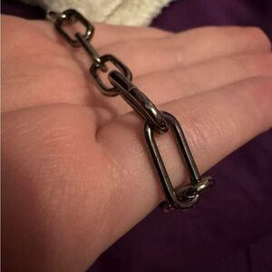 Pandora ME RUTHENIUM plated size 2